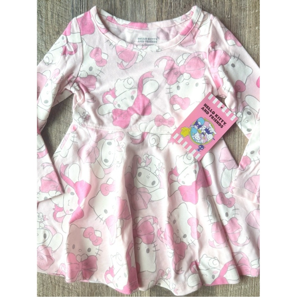 Sanrio Dress Girls 18M Pink Hello Kitty‎ and Friends My Melody Long Sleeve